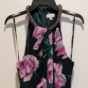 Halter neck gown